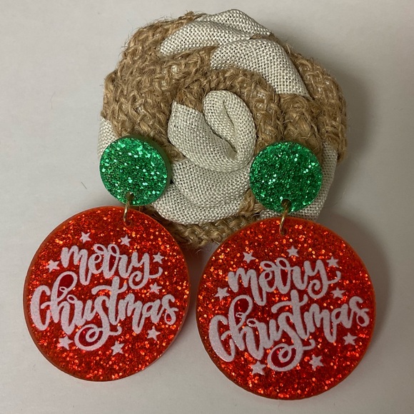 ❤️Merry Christmas Earrings💚 - Picture 1 of 3